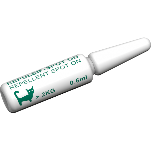 Francodex Cat Pest Repellent Spot-on Adult Cats (4X0.6ml)