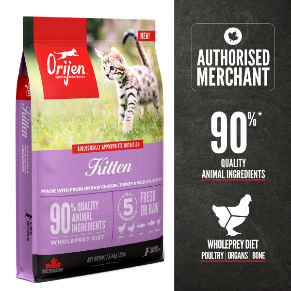 Orijen Cat Dry Food Kitten Recipe 5.4kg