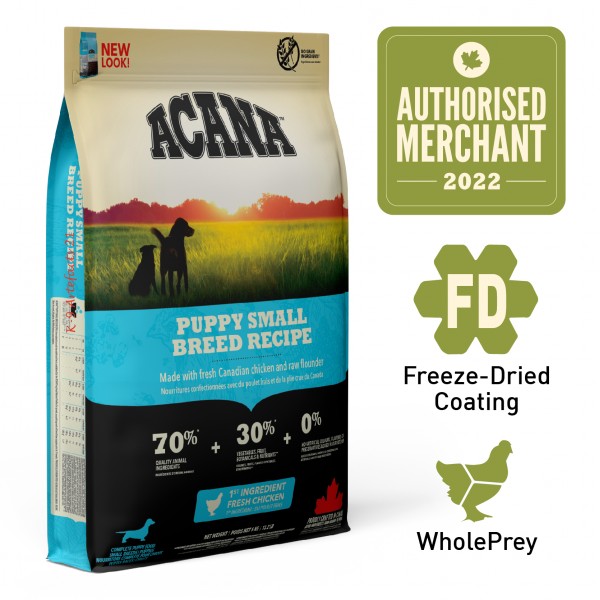 Acana Dog Dry Food Heritage Puppy Small Breed Recipe 2kg