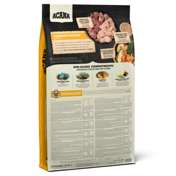 Acana Dog Dry Food Classics Prairie Poultry Recipe 11.4kg