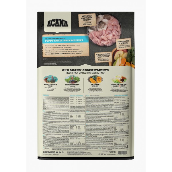 Acana Dog Dry Food Heritage Puppy Small Breed Recipe 2kg