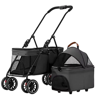 Rubeku Pet Stroller 105 Black