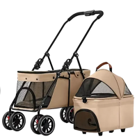 Rubeku Pet Stroller 105 Brown Rubeku Pet Stroller 105 Brown