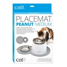 Catit Pet Water Drinking Fountain Flower Series Peanut Placemat (M) Grey