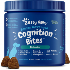 Zesty Paws Dog Senior Advanced Cognition Bites Chicken 90 Soft Chews