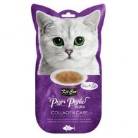 Kit Cat Purr Puree Plus Collagen Care Tuna & Collagen 15g x 4pcs (4 Packs)