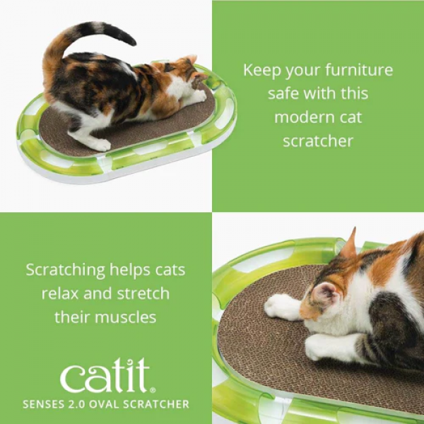 Catit Cat Scratcher Senses 2.0 Oval