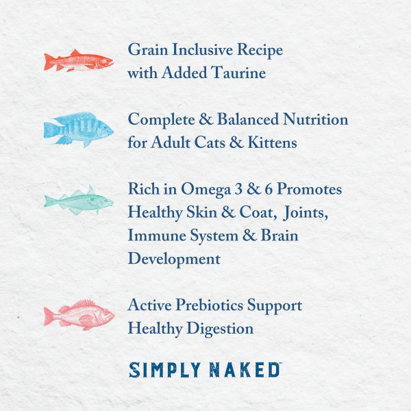 Simply Naked Cat Dry Food Wild Acadian Redfish Dinner 1.8kg