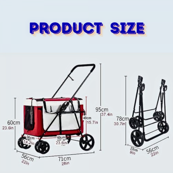 Rubeku Stroller GS-309 Blue