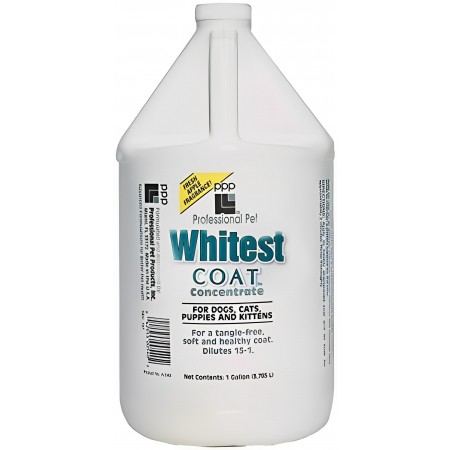 PPP Whitest Coat Whitening Shampoo 1 Gallon