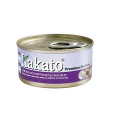 Kakato Pet Food Premium Chic/Beef/Brown Rice & Veg 70g 