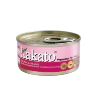 Kakato Pet Food Premium Tuna & Prawn 70g x12