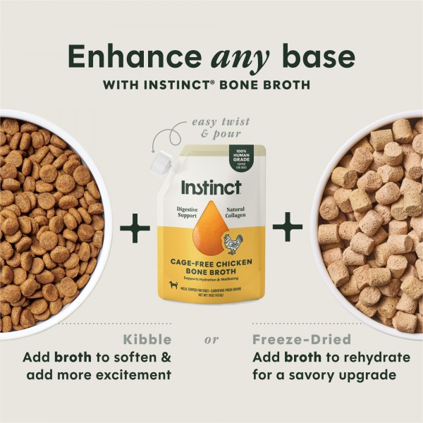 Instinct Dog Bone Broth Cage-Free Chicken 16oz