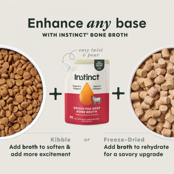 Instinct Dog Bone Broth Grass-Fed Beef 16oz