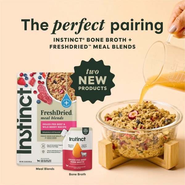 Instinct Dog Bone Broth Grass-Fed Beef 16oz