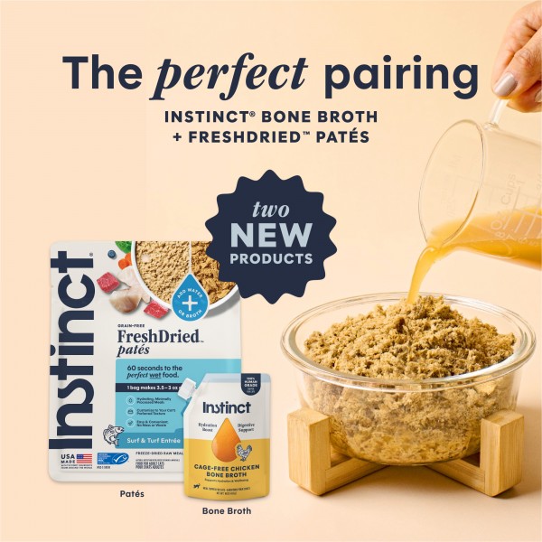 Instinct Cat Bone Broth Cage-Free Chicken 16oz