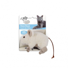 AFP Cat Toy Classic Comfort House Mouse White