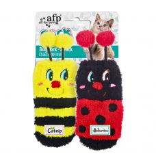 AFP Cat Toy Sock Cuddler 2pcs Bug