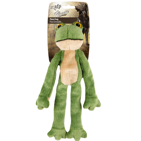 AFP Dog Toy Classic Flora Frog