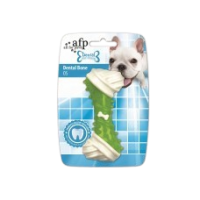 AFP Dog Toy Dental Chew Bone Green