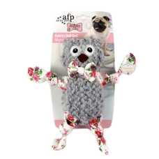 AFP Dog Toy Shabby Chic Dainty Doll Owl 