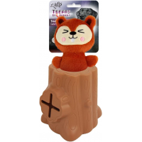 AFP Dog Toy Treats In 'V’ Hiders Plush Squirrel