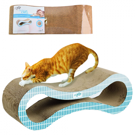 AFP Cat Scratching Cardboard Modern Infinity Lounge Bed
