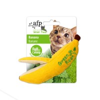 AFP Cat Toy Green Rush Banana with Catnip