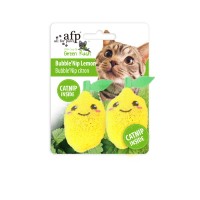 AFP Cat Toy Green Rush Bubble 'Nip Lemon with Catnip