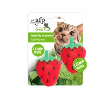 AFP Cat Toy Green Rush Bubble 'Nip Strawberry with Catnip