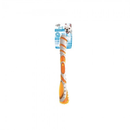AFP Dog Toy Dental Chew Futuristick Orange for Small Dogs