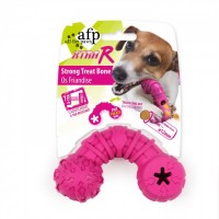 AFP Dog Toy Xtra-R Strong Curved Treat Bone 5" 