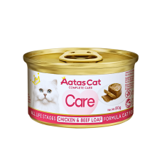 Aatas Cat Complete Care Chicken & Beef Loaf 80g