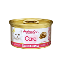 Aatas Cat Complete Care Chicken & Beef Loaf 80g x24
