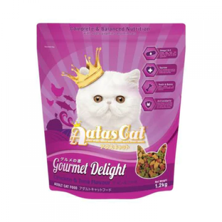 Aatas Cat Dry Food Gourmet Delight Chicken & Tuna 1.2kg