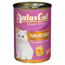 Aatas Cat Soupy Stew Tuna Red Meat Canned Food 400g