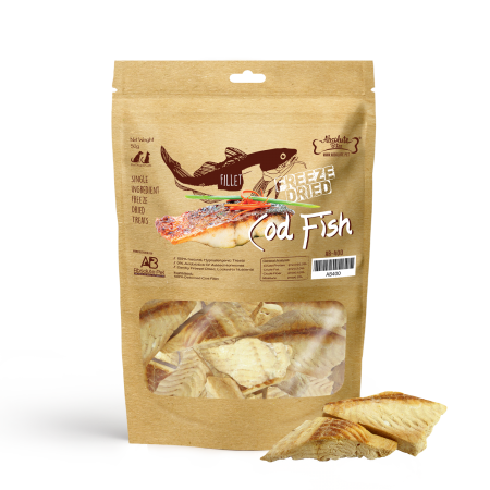 Absolute Bites Freeze Dried Cod Fish For Dogs & Cats 30g