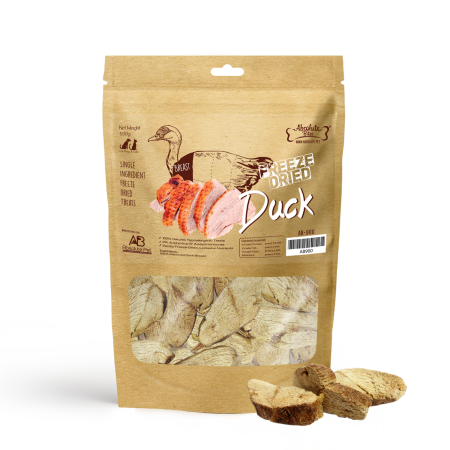 Absolute Bites Freeze Dried Duck For Dogs & Cats 70g