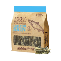 Absolute Bites Dog Treats Chew Air Dried Cod Fish Skin 250g Absolute Bites Dog Treats Chew Air Dried Cod Fish Skin 250g