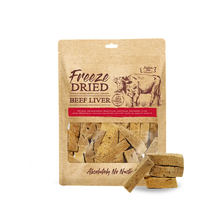 Absolute Bites Dog Treats Freeze-Dried Beef Liver 70g