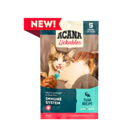 Acana Treats Lickables Puree Tuna 14gx5 (5 packs)