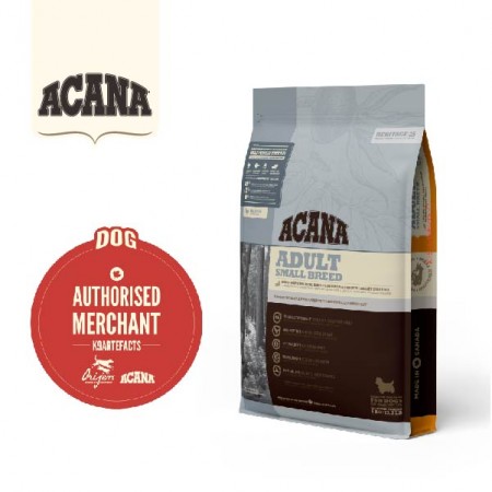 Acana Heritage Adult Small Breed Dog Dry Food 2kg
