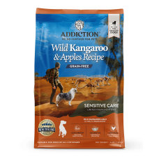 Addiction Dog Dry Food Wild Kangaroo & Apples 20lbs