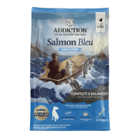 Addiction Dog Food Grain Free Salmon Bleu for Skin & Coat 20lbs