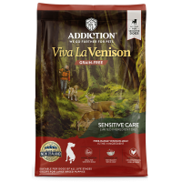Addiction Dog Food Grain Free Viva La Venison for Sensitive Care 33lbs