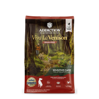 Addiction Dog Food Grain Free Viva La Venison for Sensitive Care 4lbs