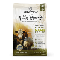 Addiction Dog Food Wild Islands Highland Meats Lamb & Beef High Protein Recipe 20lbs