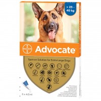 Advocate Flea and Worm Treatment for Extra Large Dogs 25kg - 40kg