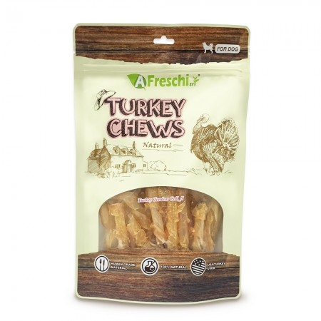Afreschi Srl Turkey Chews Tendon Coil Small Dog Treat 80g