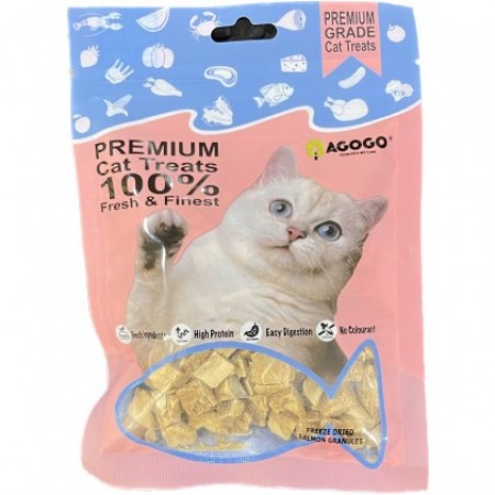Agogo Cat Freeze Dried Treat Salmon Granules 20g